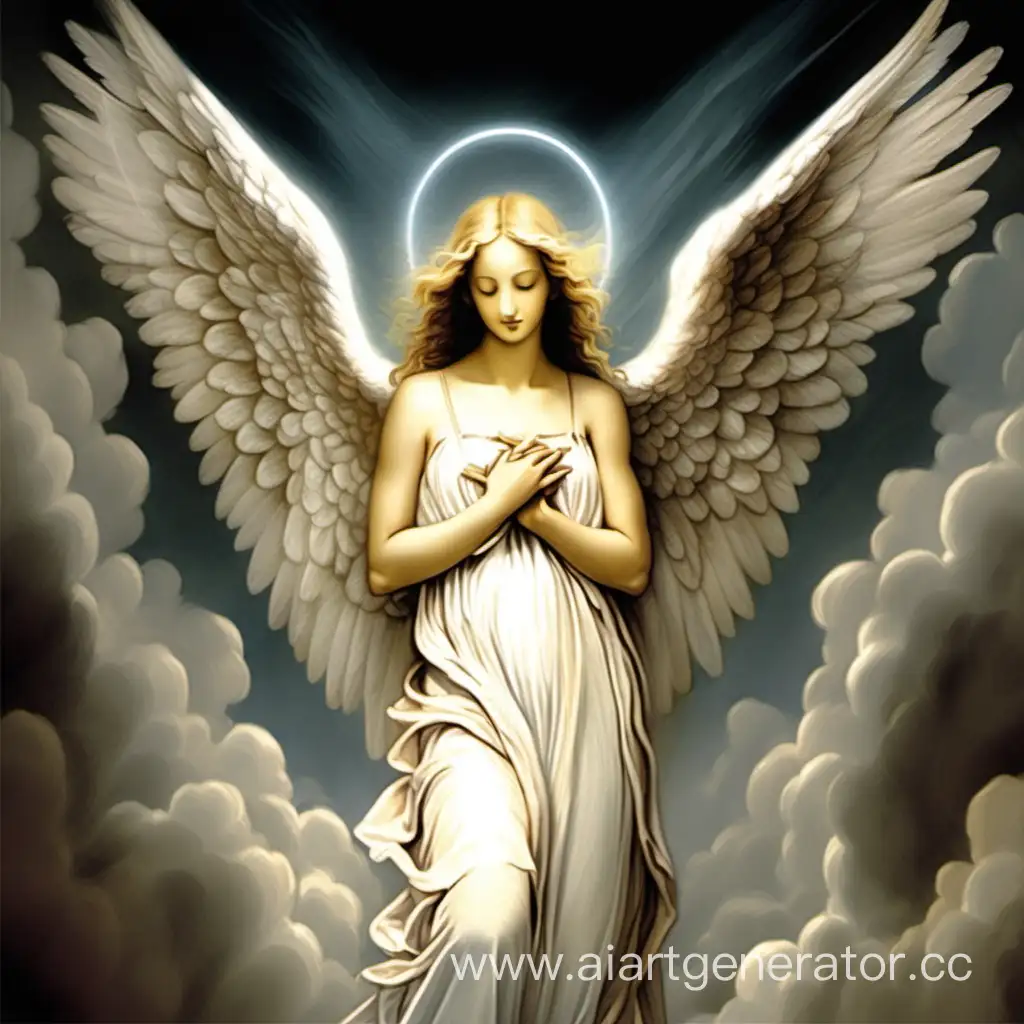 Angelic-Presence-on-Social-Networks-A-Captivating-Background