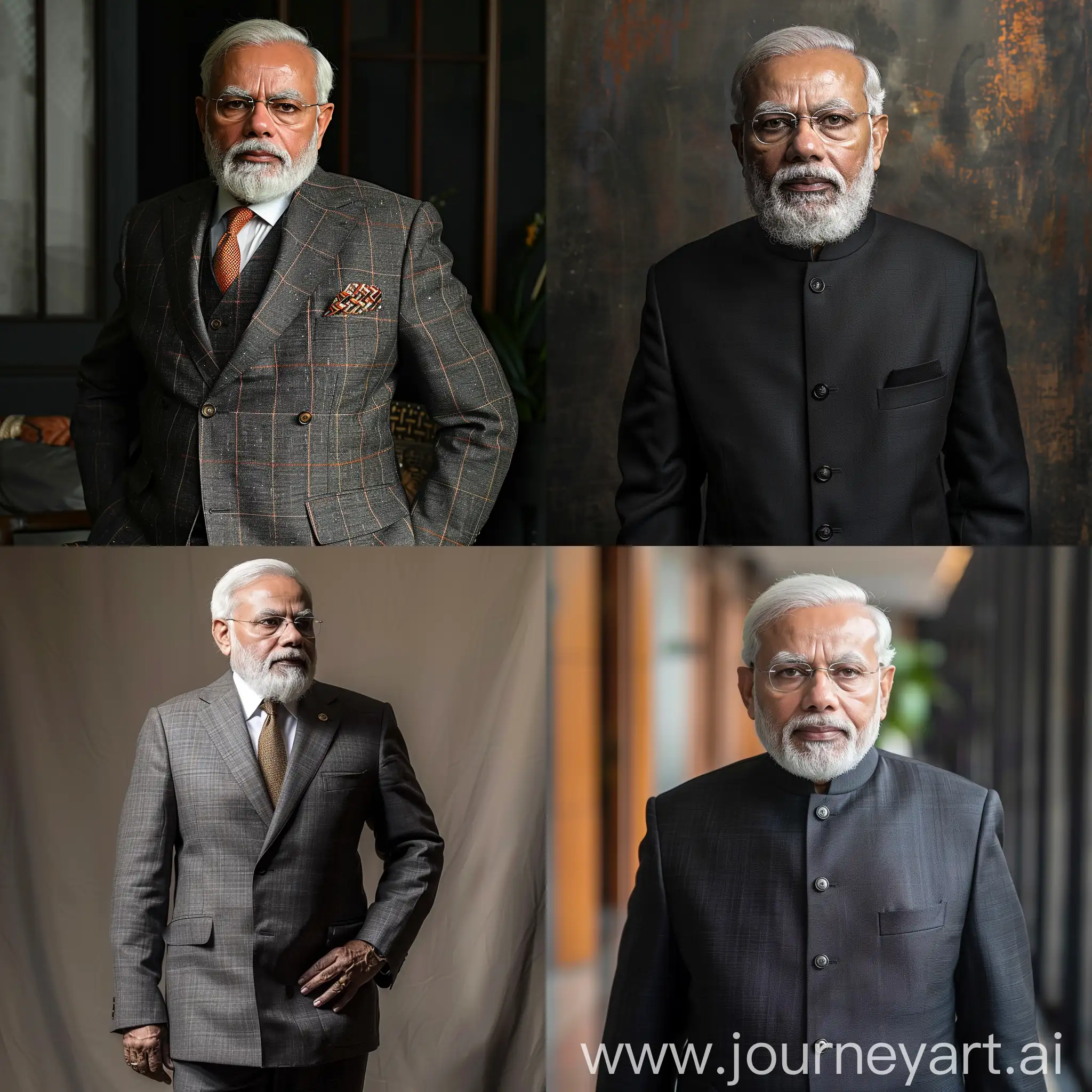 Indian-Prime-Minister-Narendra-Modi-Wearing-Elegant-Suit-Portrait