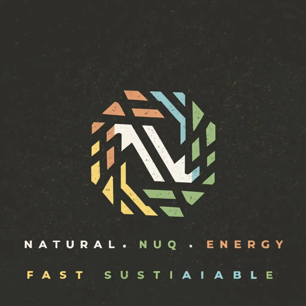 a logo design,with the text "natural, energy, healthy, fast, sustainable, inclusive, all natural, tapioca, ginsing", main symbol:Nu,Moderate,be used in Sports Fitness industry,clear background