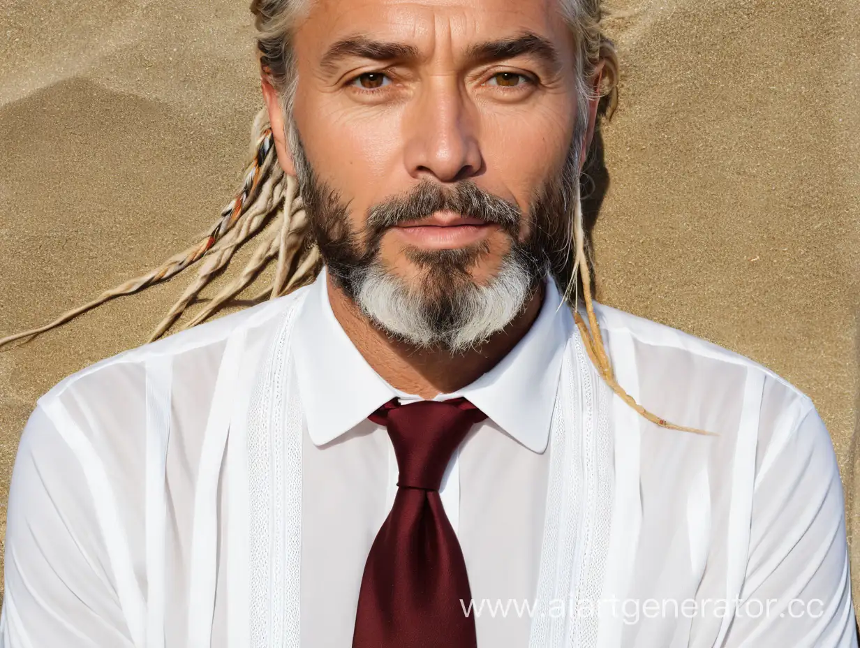 Youthful-Surfer-with-Blond-Dreadlocks-on-Wild-Beach