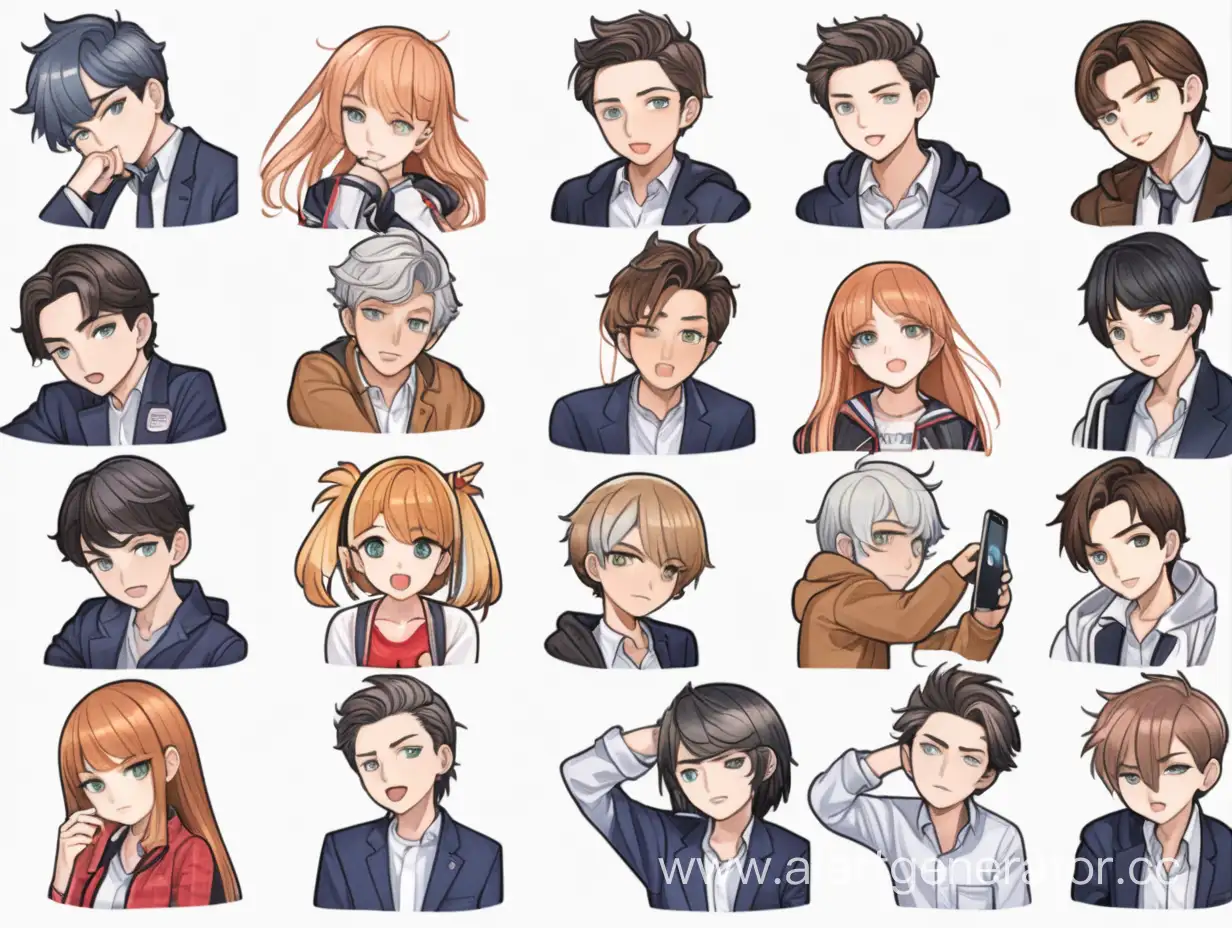 Cute-Anime-Characters-in-Telegram-Stickers