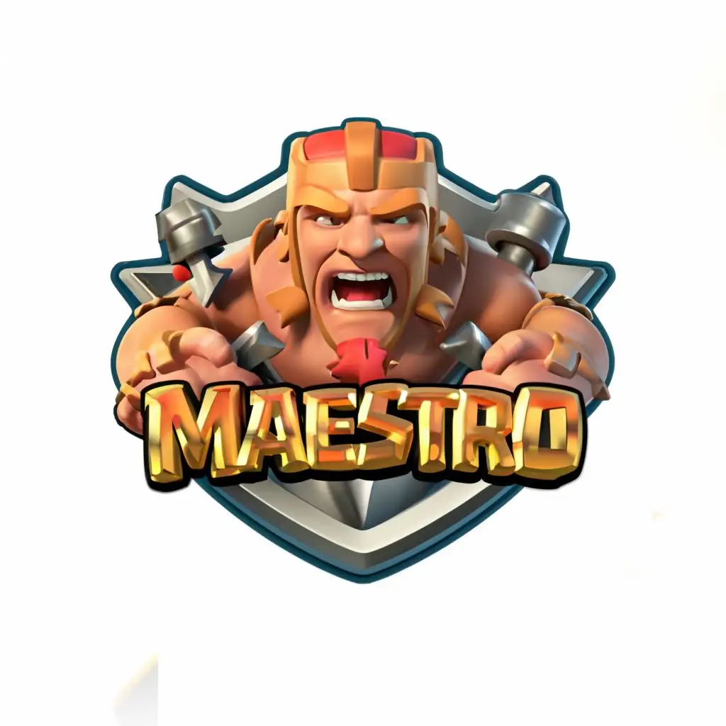 LOGO-Design-For-Maestro-Dynamic-Typography-Logo-for-Clash-of-Clans-YouTube-Content