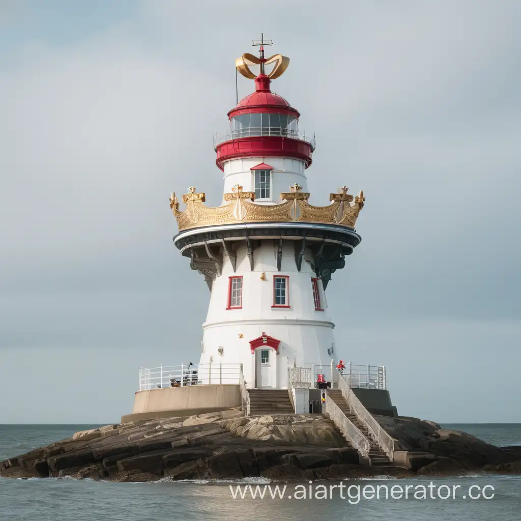 Majestic-Lighthouse-Adorned-with-a-Regal-Crown