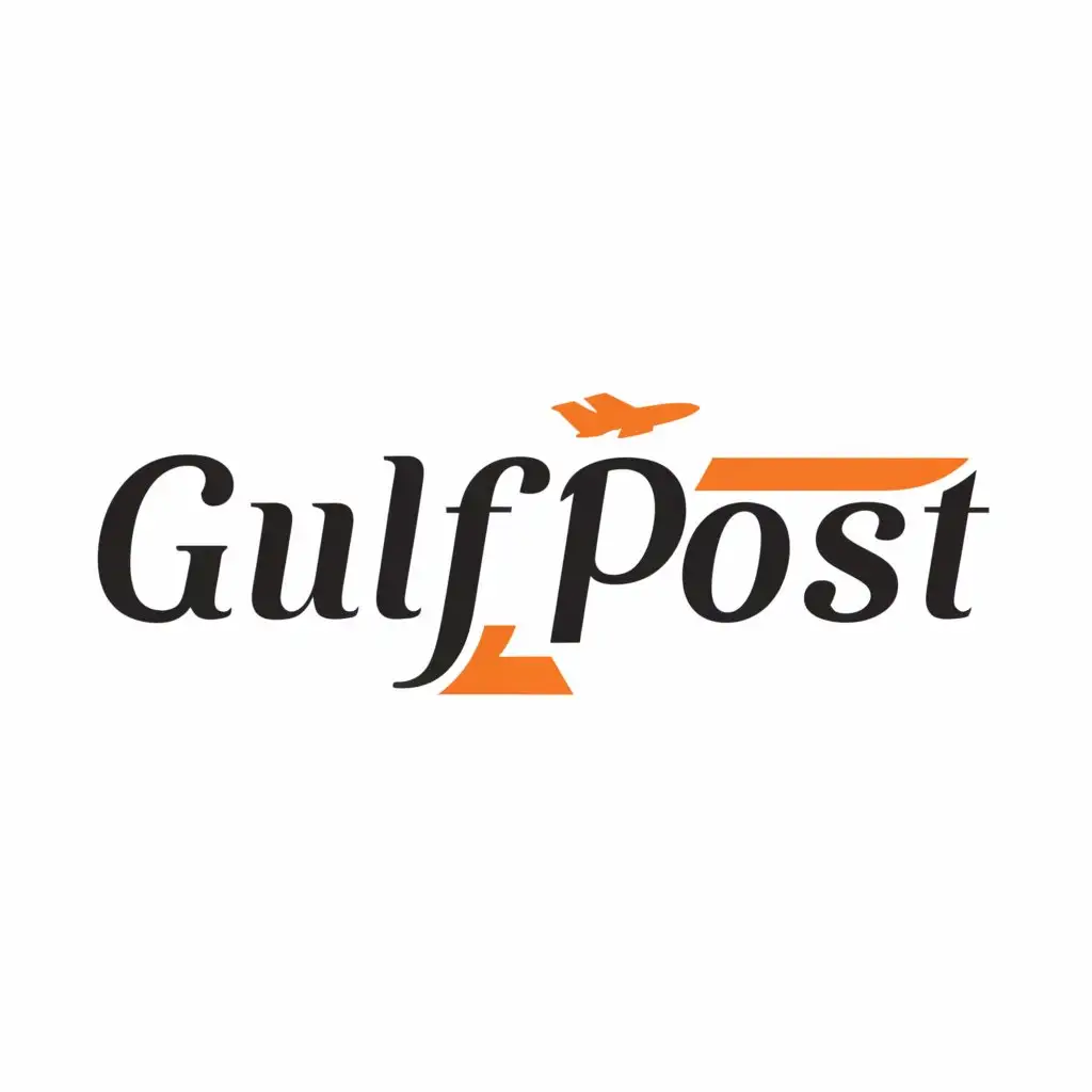 a logo design,with the text 'Gulfpost', main symbol:no symbol, only letter style,Moderate,be used in Travel industry,clear background