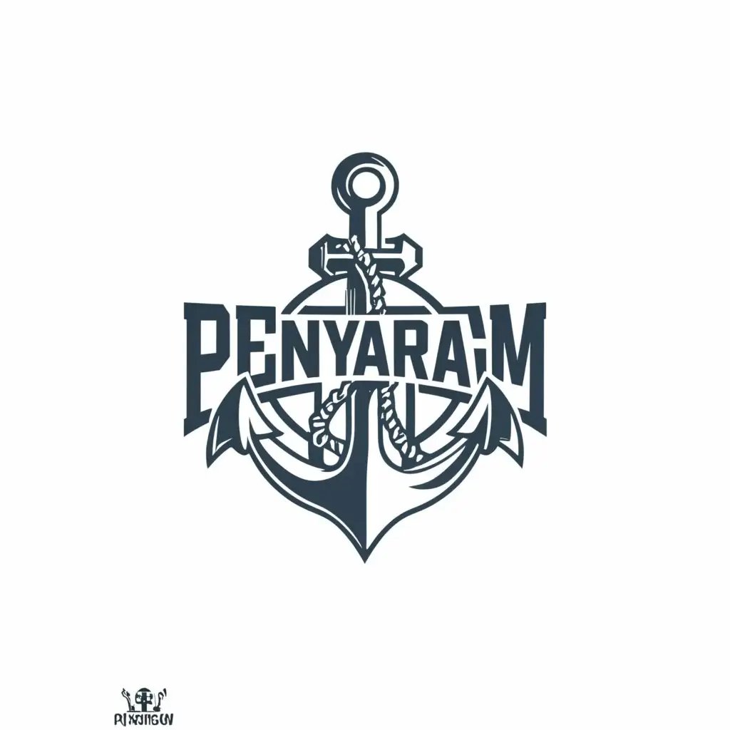 a logo design,with the text "penyaram", main symbol:offshore, soccer, anchor,Moderate,be used in Sports Fitness industry,clear background