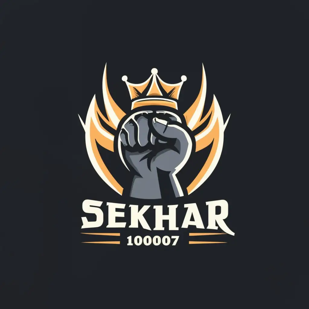 a logo design,with the text "sekhar0007", main symbol:haunted 
king of the ring
,complex,be used in Legal industry,clear background