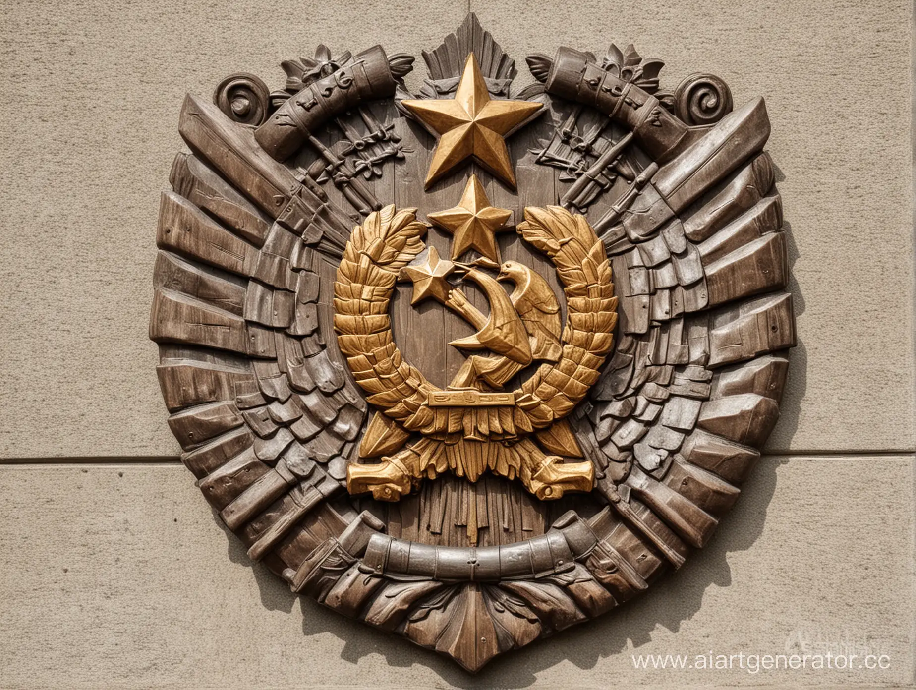 Symbolic-Coat-of-Arms-of-the-Soviet-Union-with-Hammer-and-Sickle