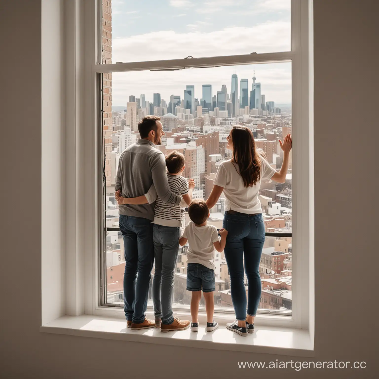 Joyful-Family-Embracing-Cityscape-View