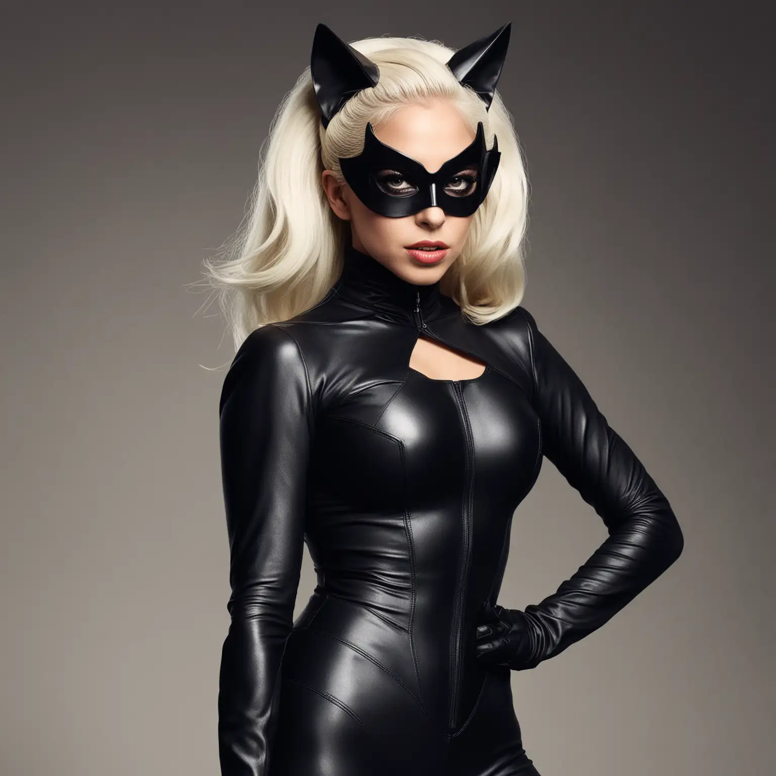 Lady Gaga Portrays Catwoman in Vibrant Gotham City Scene