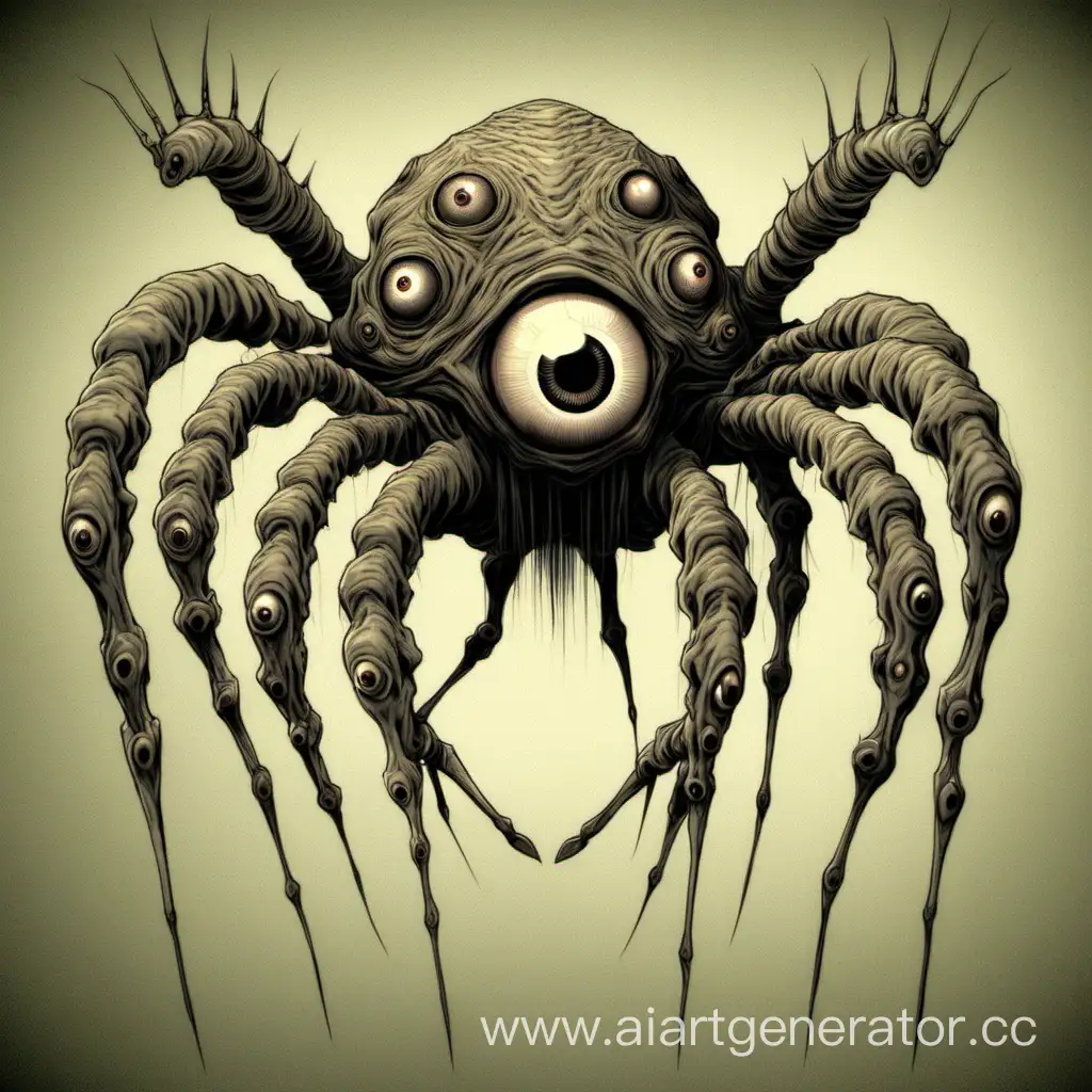 Giant-TenLegged-Creature-with-Six-Eyes