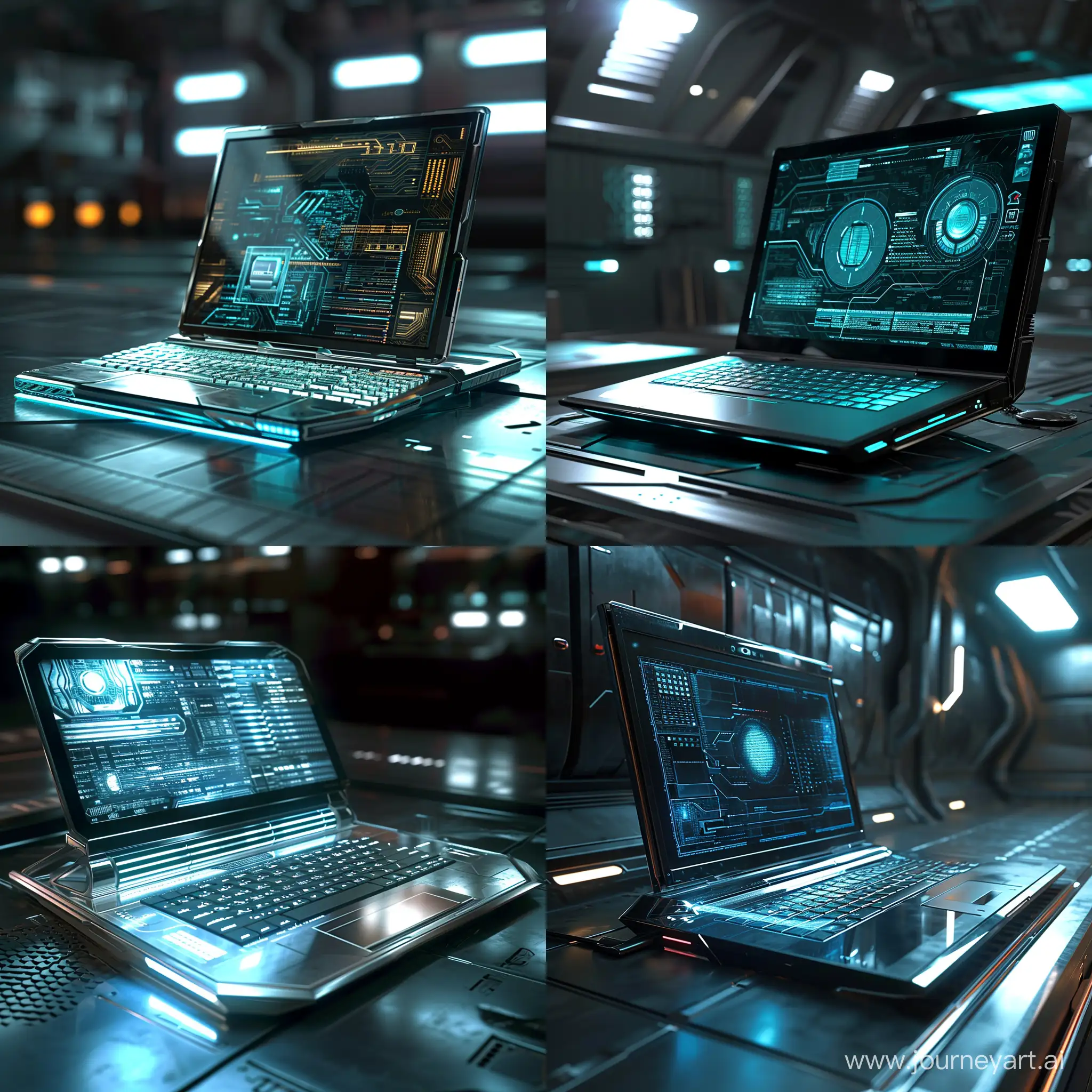 Futuristic-Laptop-Concept-Art-with-CuttingEdge-Design
