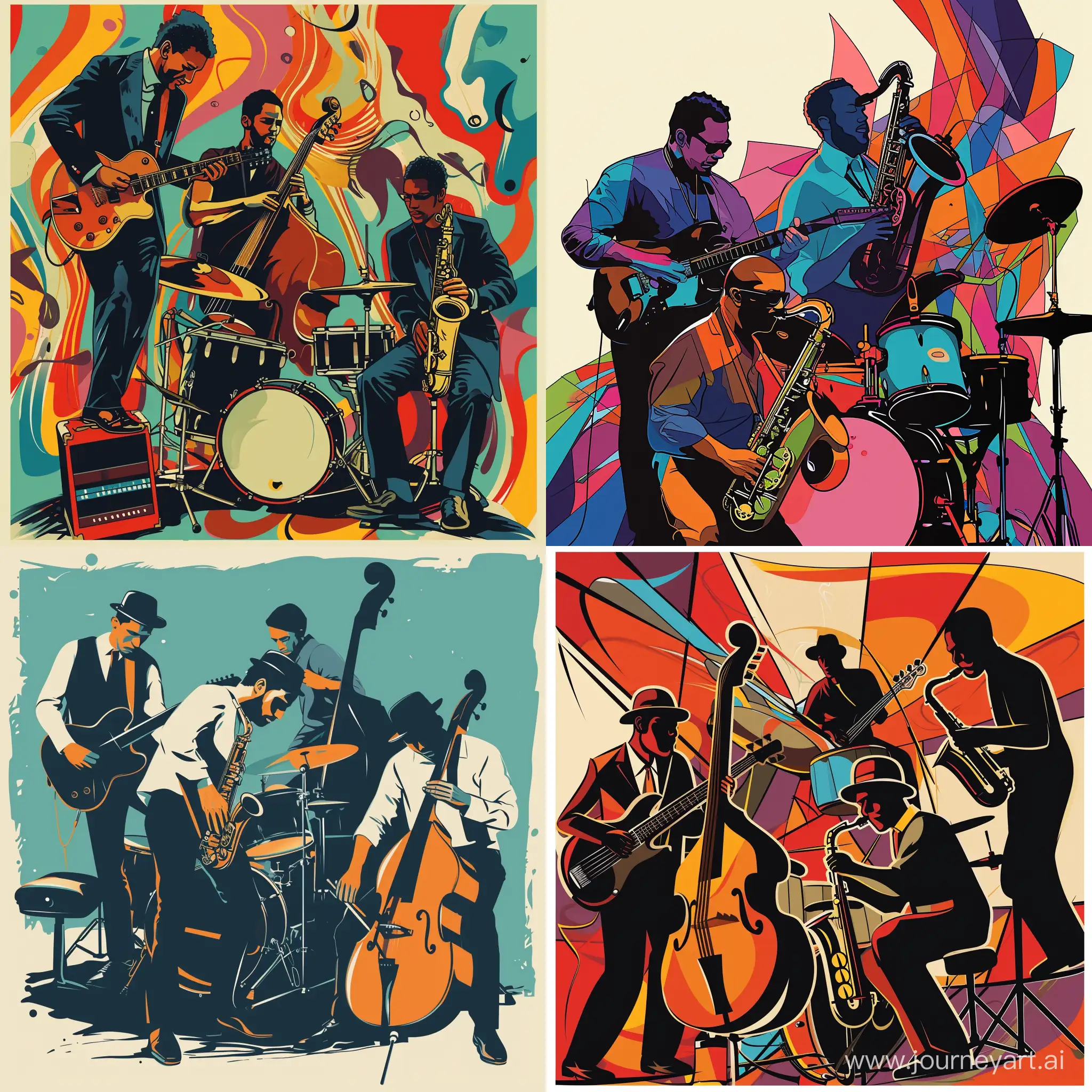 Dynamic-Band-Performance-Poster-with-Guitarist-Saxophonist-Bassist-Drummer-and-Pianist