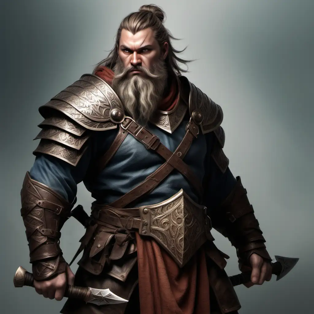 Dwarf Warrior Rurik Mighty Defender of Moradins Faith
