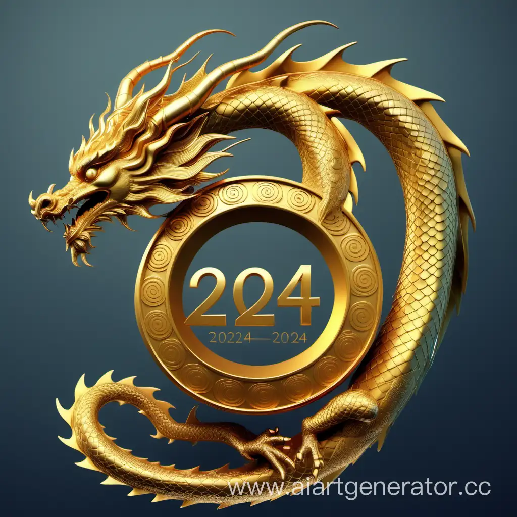 Majestic-Golden-Dragon-Sculpture-with-2024Inspired-Tail