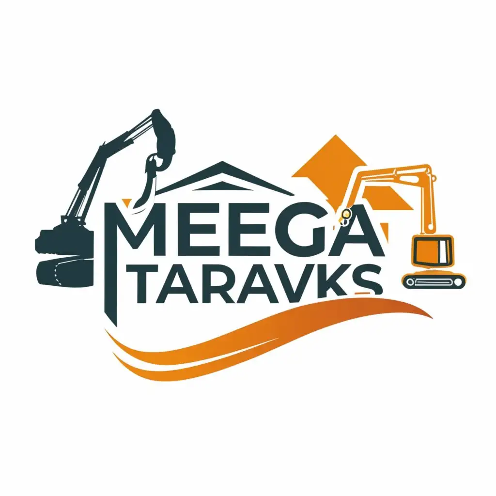 logo, Enterprise, with the text "Méga Travaux ", typography, be used in Construction industry