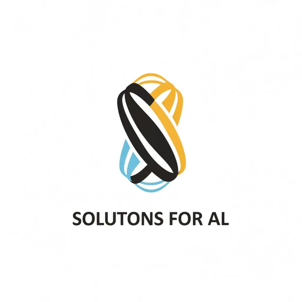 a logo design,with the text "Solutions for all", main symbol:infinity,Moderate,be used in Technology industry,clear background