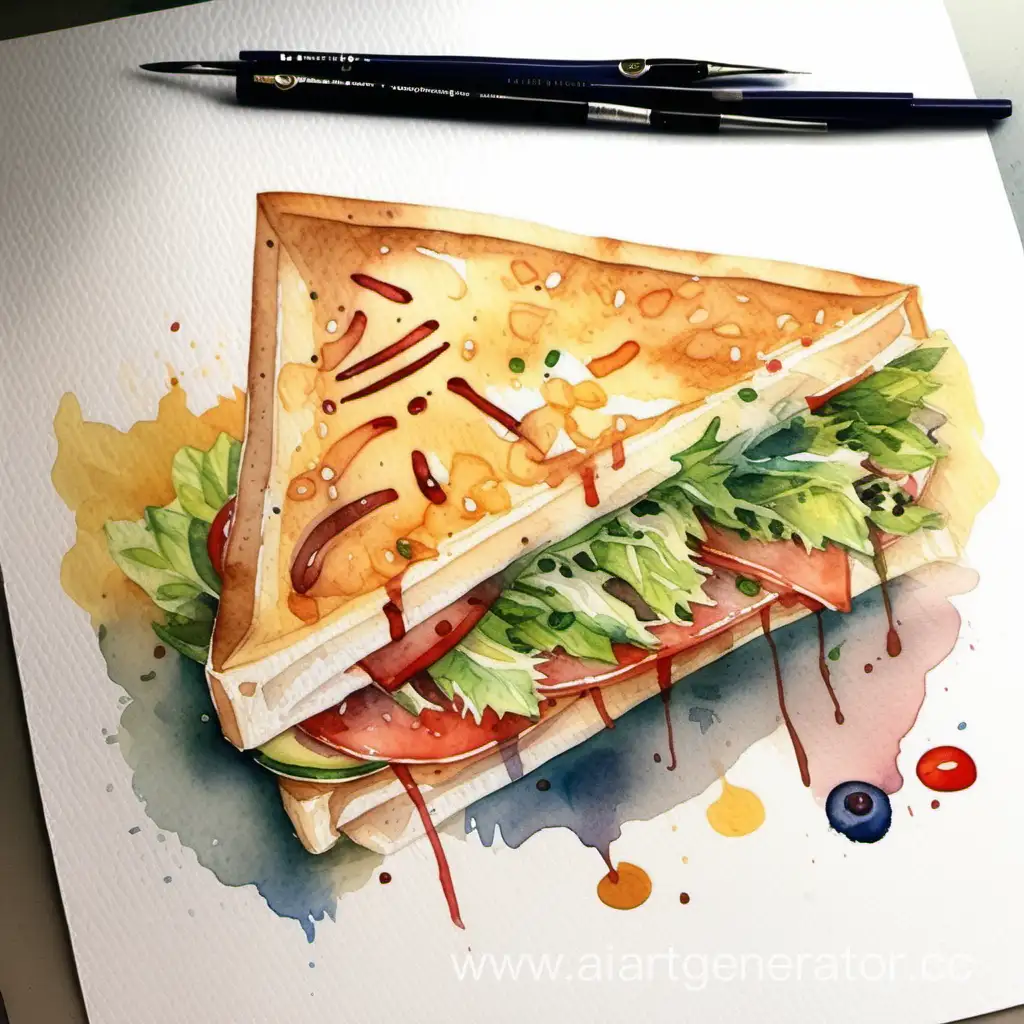 Exquisite-Watercolor-Painting-of-Legendary-Food