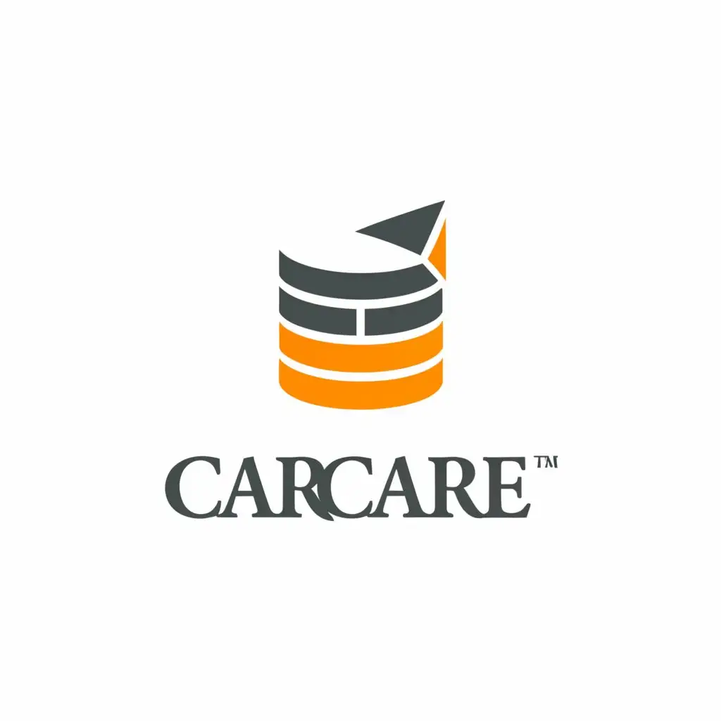 a logo design,with the text "CARCARE", main symbol:DataBase,Moderate,clear background