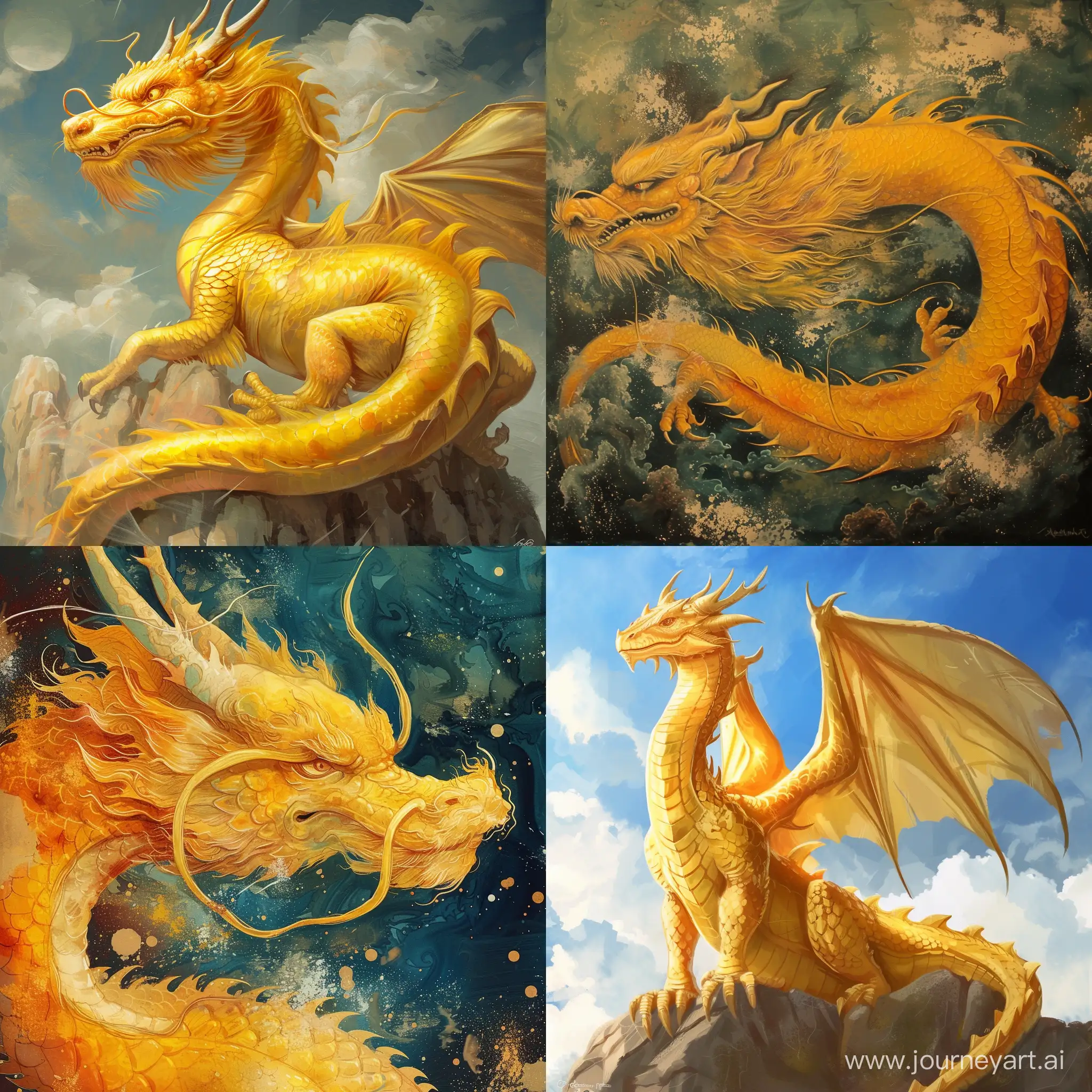 Majestic-Yellow-Dragon-in-Grand-Style