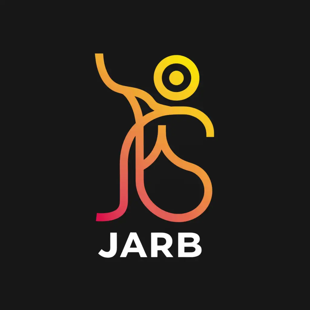 a logo design,with the text "JARB", main symbol:Clothing,Moderate,be used in Sports Fitness industry,clear background