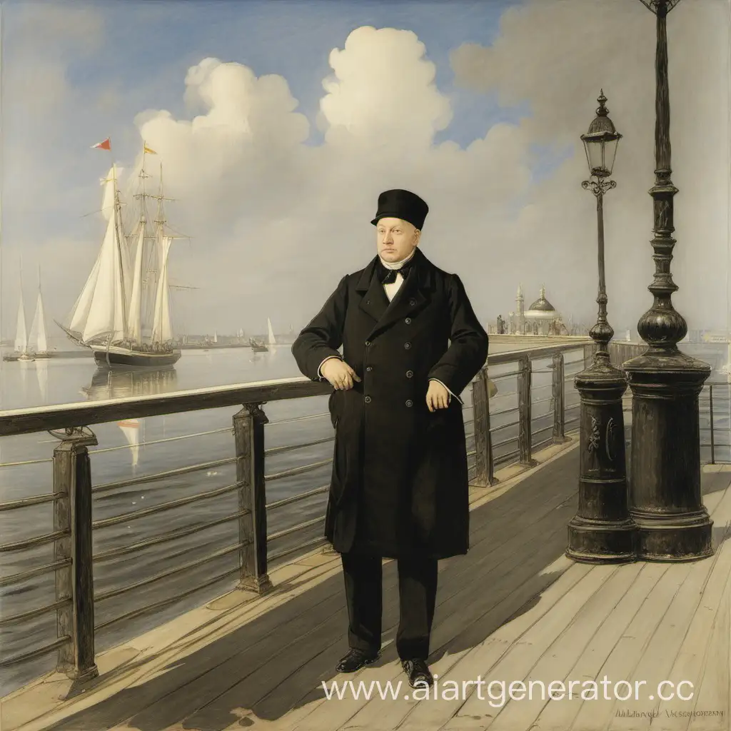 Mikhail-Vasilyevich-Lomonosov-Contemplating-Nature-on-the-Pier