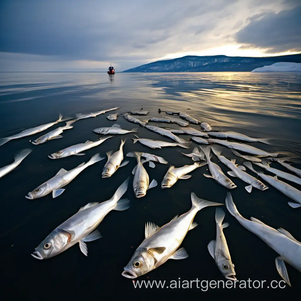 oil fish, lake Baikal
