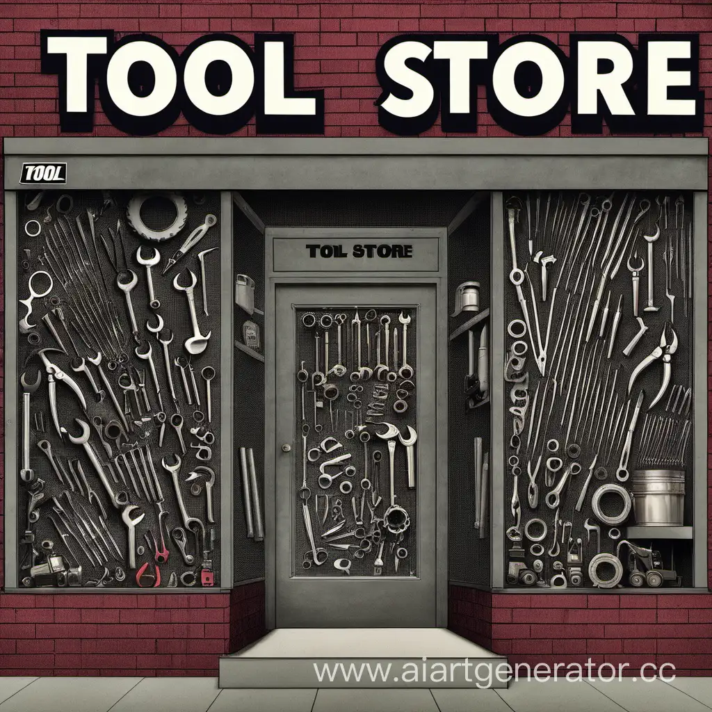 Обложка для магазина инструментов