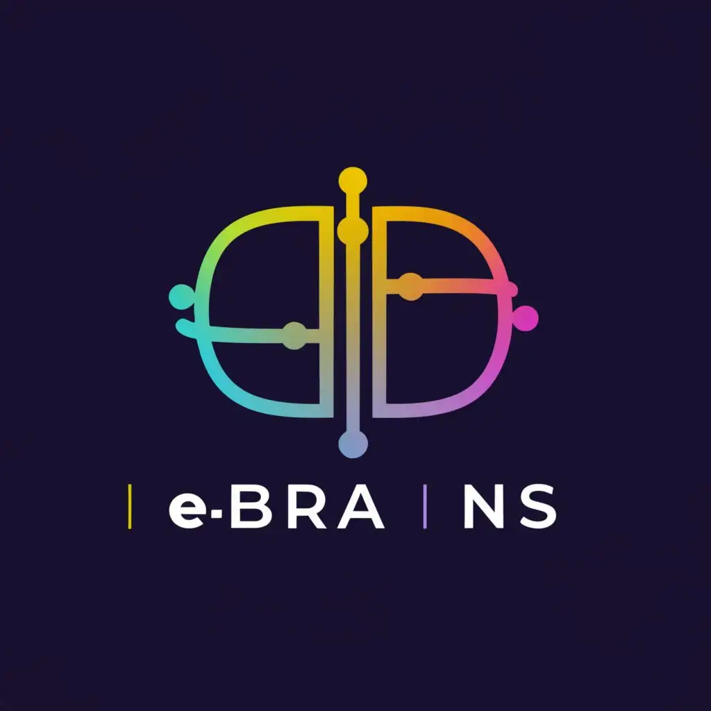a logo design,with the text "e-Brains", main symbol:rectangle, be used in Events industry
