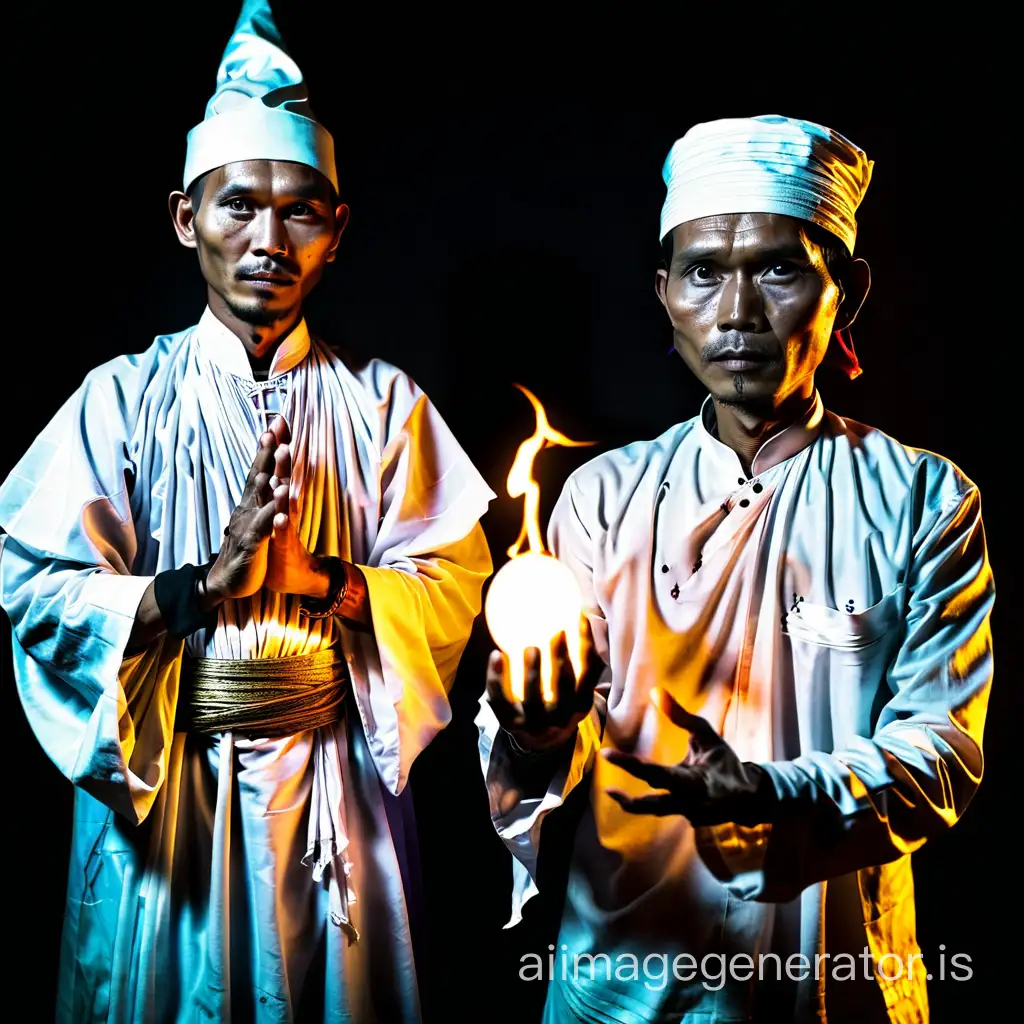 Myanmar-Magician-Master-Conjuring-Ghostly-Apparitions