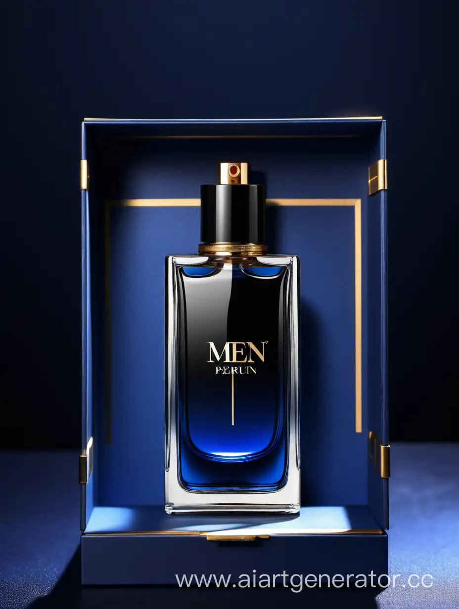 Stylish-Mens-Perfume-Collection-in-Blue-Black-and-Golden-Boxes