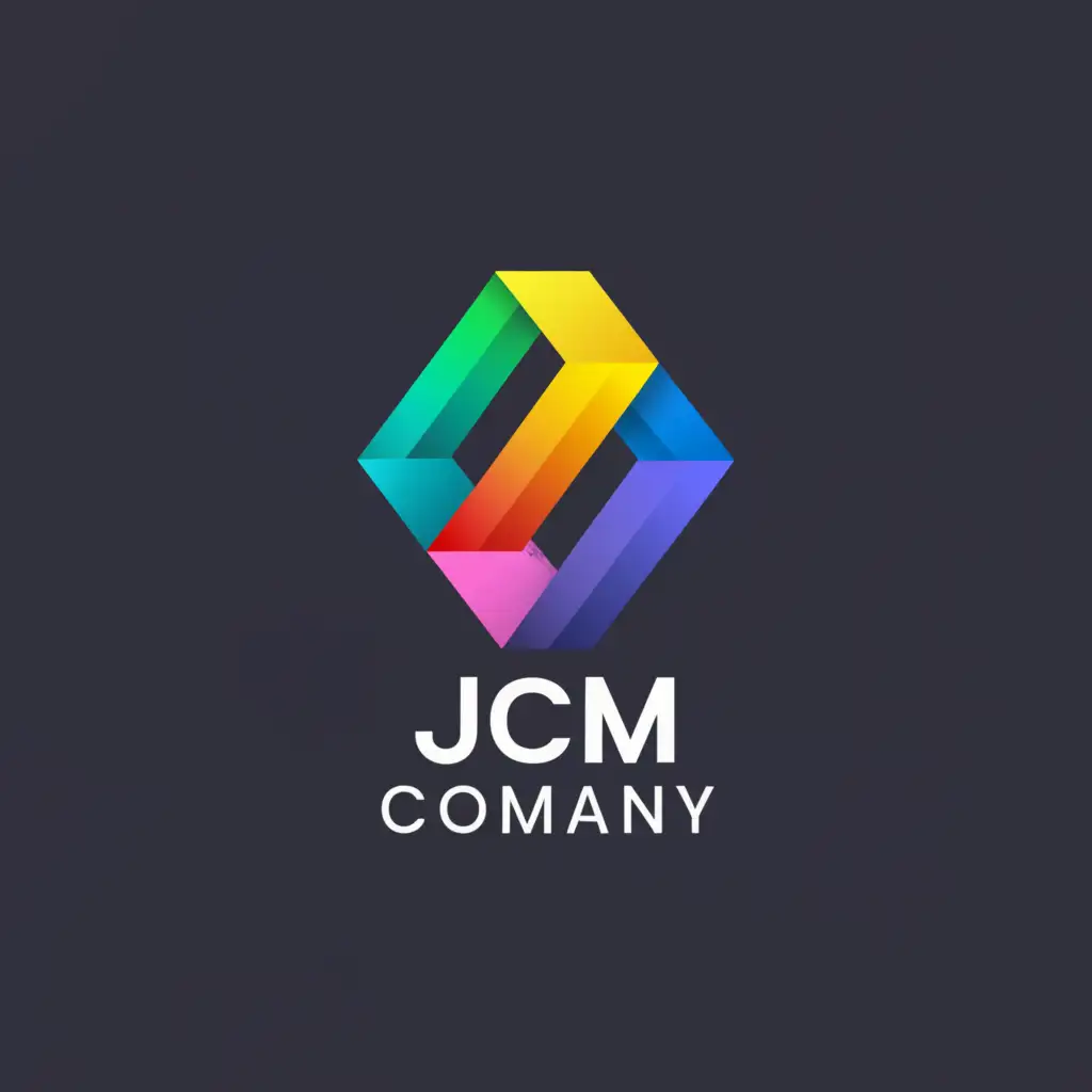 LOGO-Design-For-JCM-Company-Vibrant-3D-Arrow-Symbol-on-Clear-Background