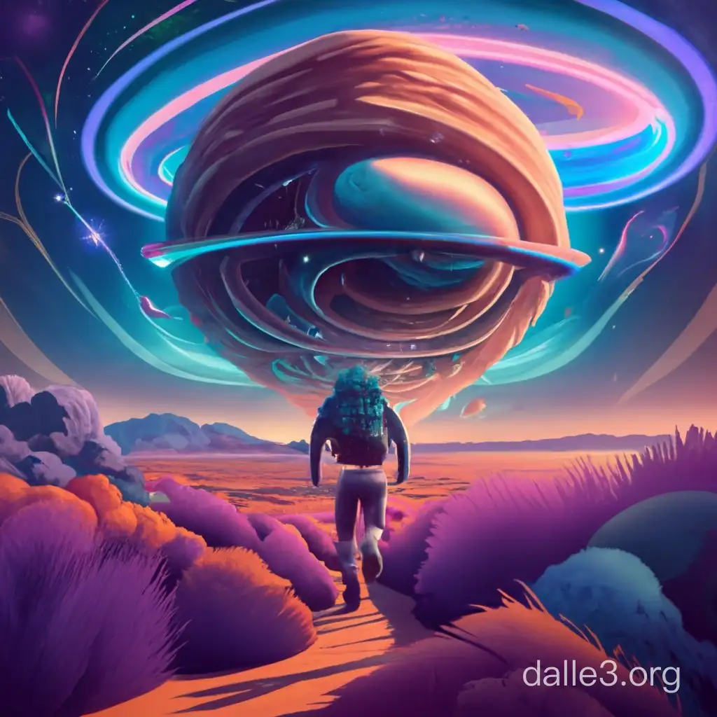 Otherworldly Spirit Journeying Across Mysterious Astral Lands | Dalle3 AI