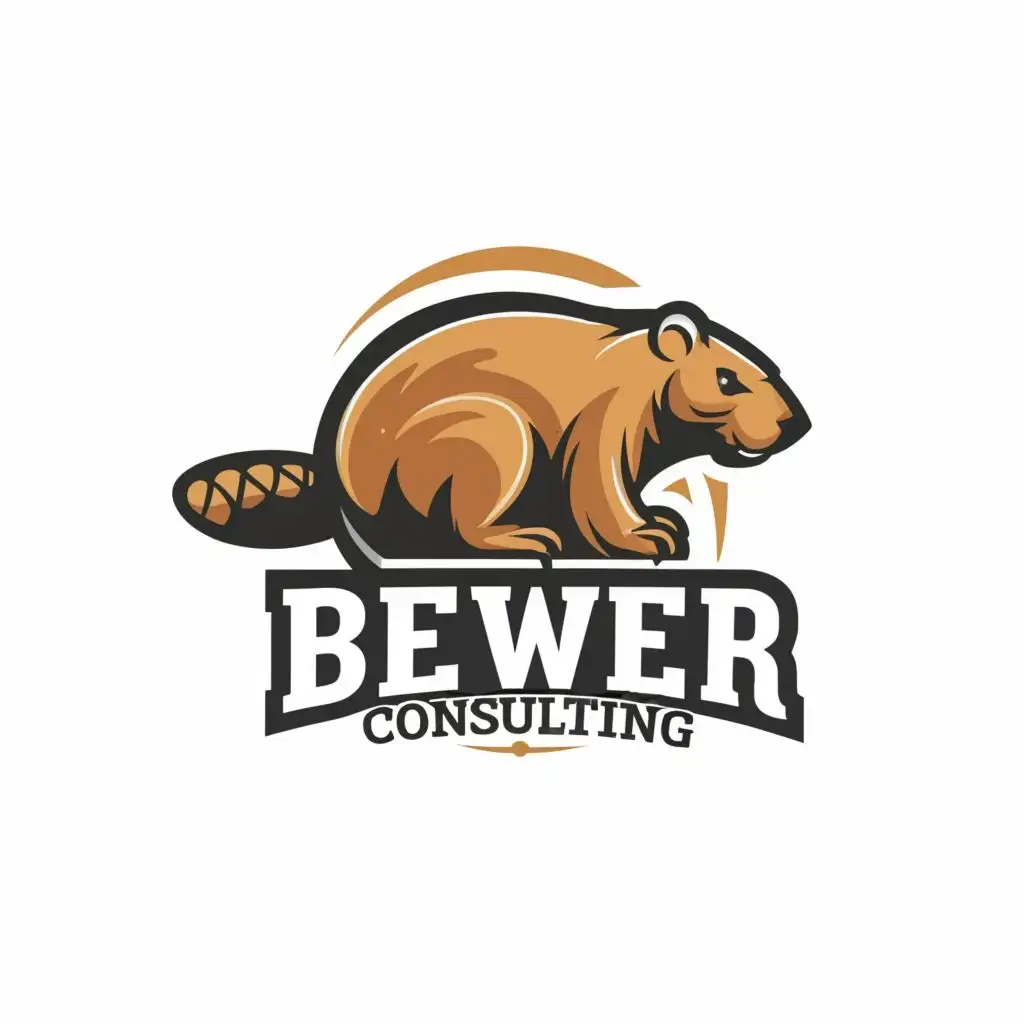 LOGO-Design-For-Beaver-Consulting-Professional-Typography-with-Beaver-Icon-for-Construction-Industry