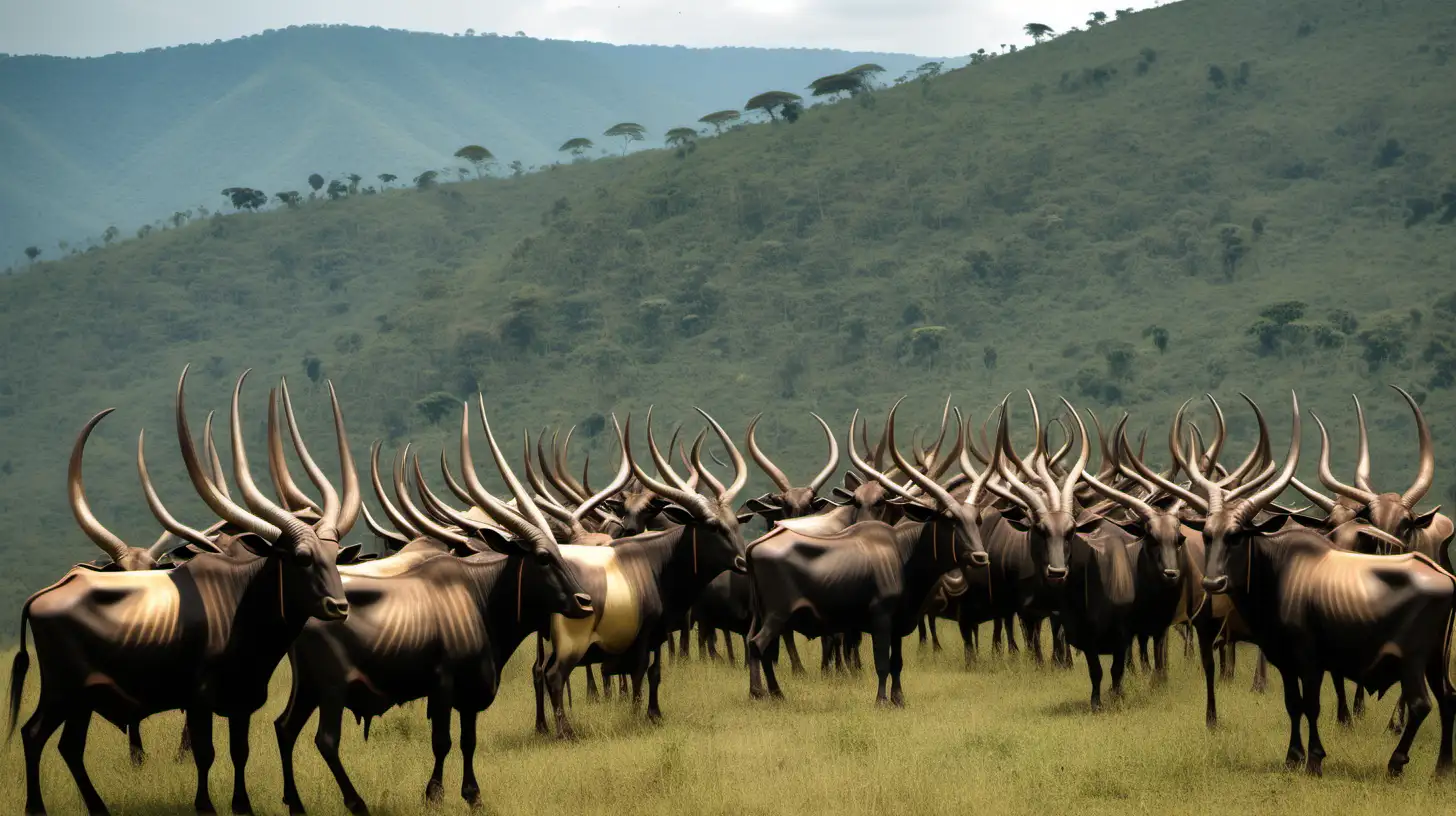 It is said that the hills are home to a tribe of magical beings known as the "Ankole," who possess the power to shape-shift into any form they desire.