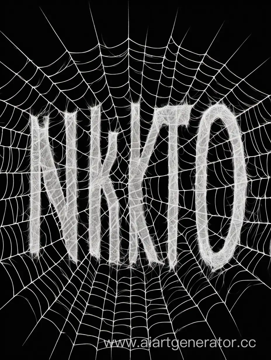 English-Word-Nikto-with-Cobwebs-on-Black-Background