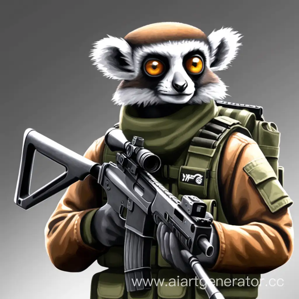 Lemur-CounterStrike-AWP-Skin-Art