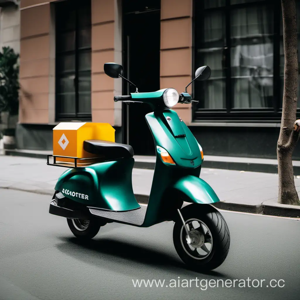 food delivery scooter