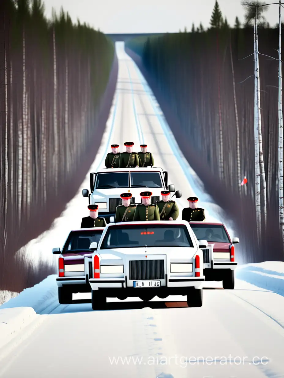 Presidential-Convoy-in-Karelia-Majestic-Motorcade-Through-Breathtaking-Landscapes
