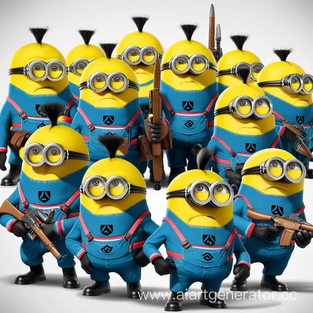 Russian-War-Minions-in-Epic-Battle-Formation