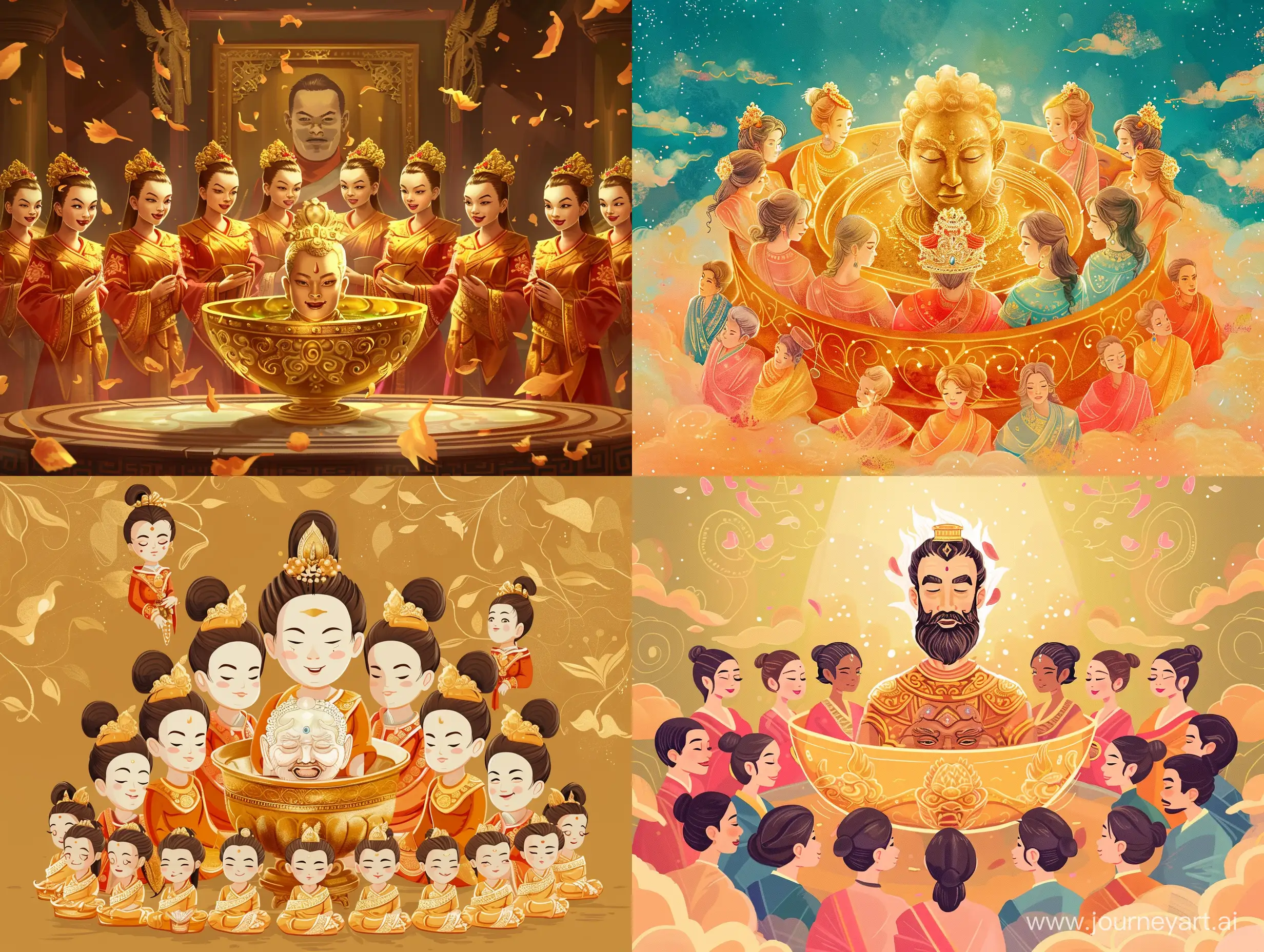 Enchanting-Thai-Fairytale-12-Princesses-and-the-Thai-Kings-Golden-Bowl