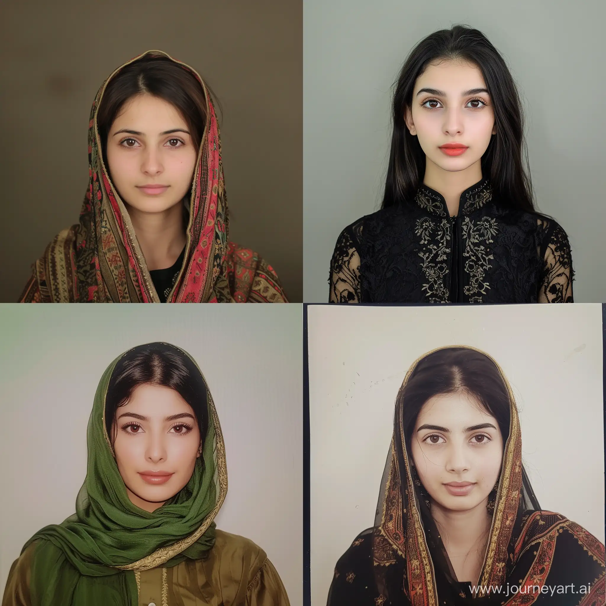 Passport photo of beautiful Pakistani 23years old Pakistani girl 
