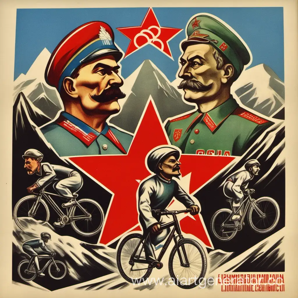 USSR-Olympic-Hopes-Teams-Logo-Mountain-Biking-Glory-of-1945-with-Stalin-and-Lenin