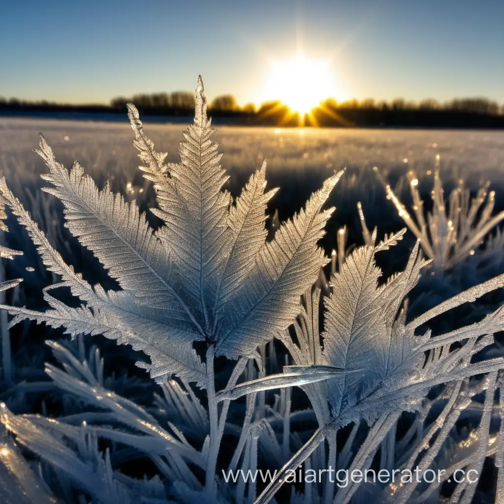 Captivating-Winter-Landscape-Frosty-Sunlight-Painting