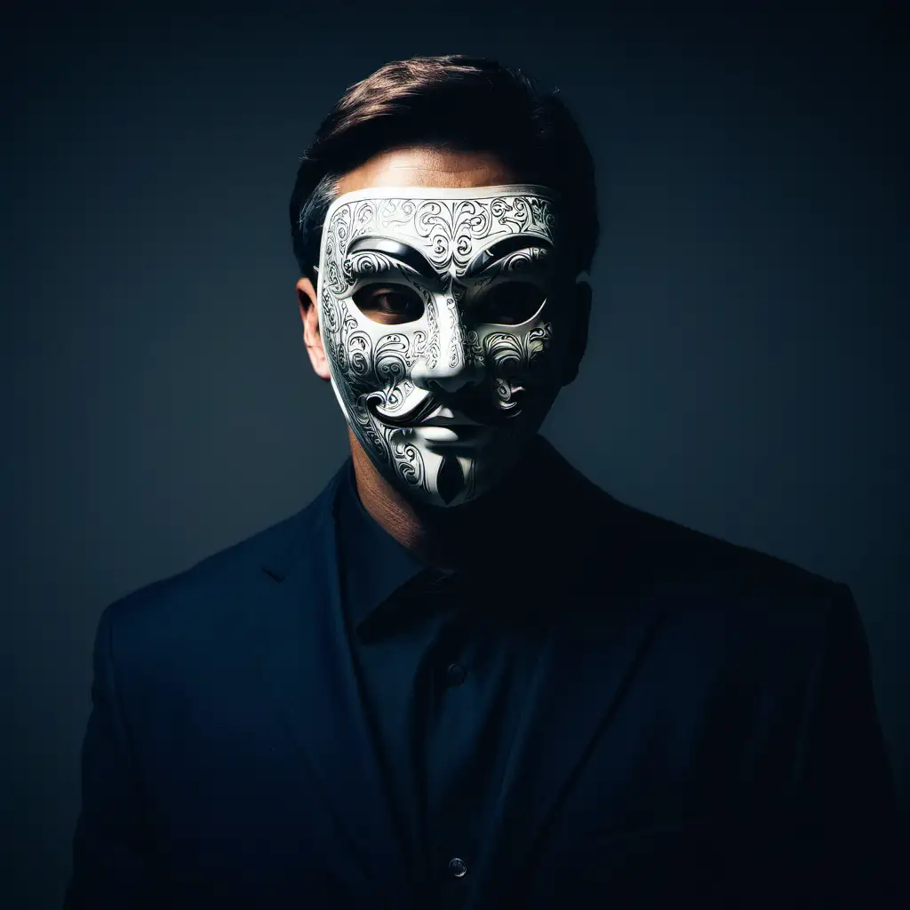 Mysterious Man Wearing a Mask | MUSE AI