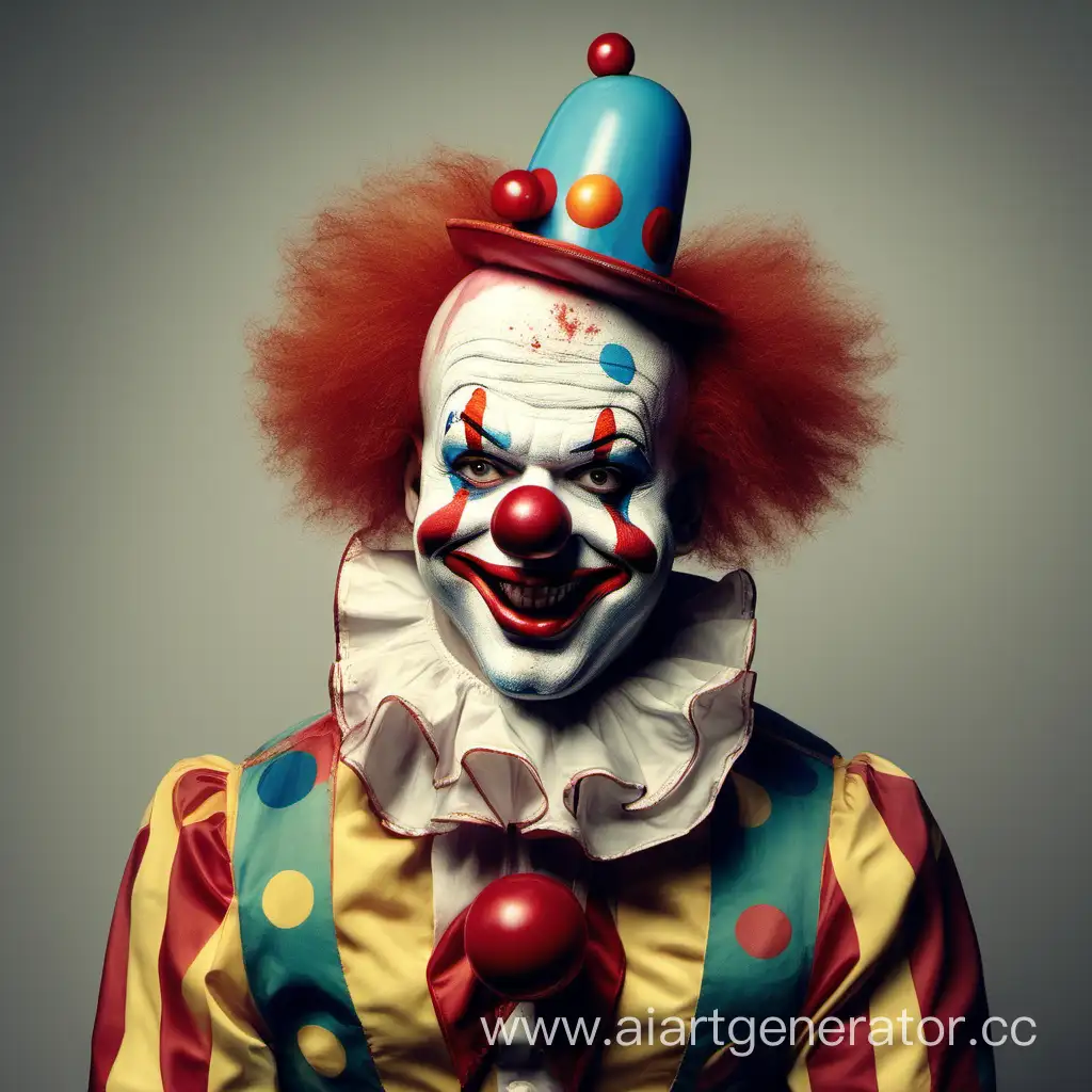 Cheerful-Clown-Entertaining-Children-at-a-Birthday-Party