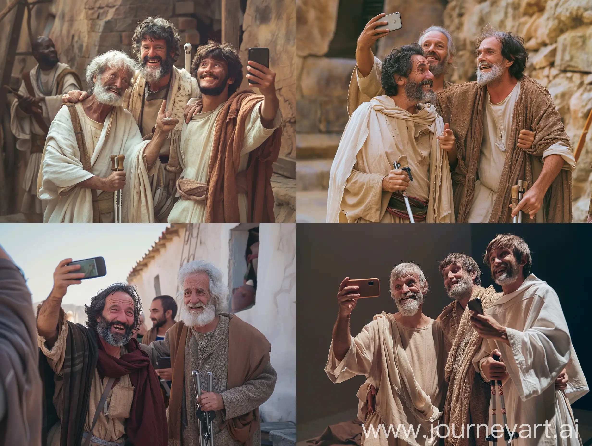 Joyful-Apostles-Capture-Healing-Moment-in-Selfie