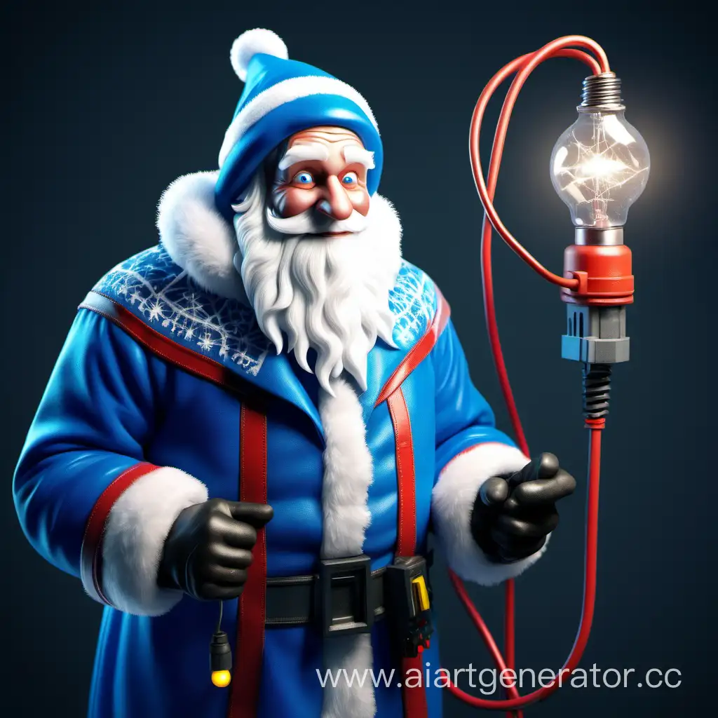 Grandfather-Frost-Electrician-Festive-Fantasy-Artwork-with-a-Touch-of-Sparkling-Magic