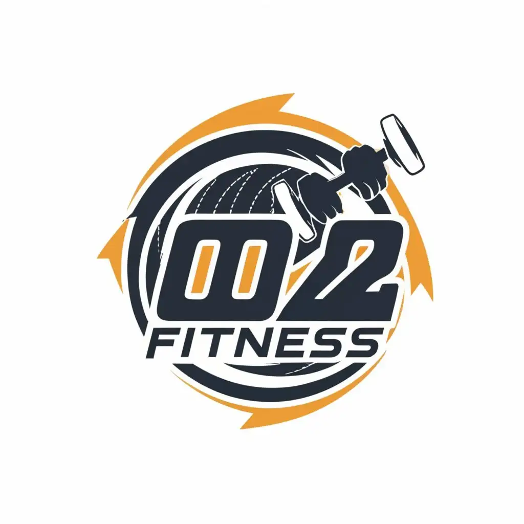 LOGO-Design-For-O2-Fitness-Dynamic-Typography-Logo-for-Sports-Fitness-Industry