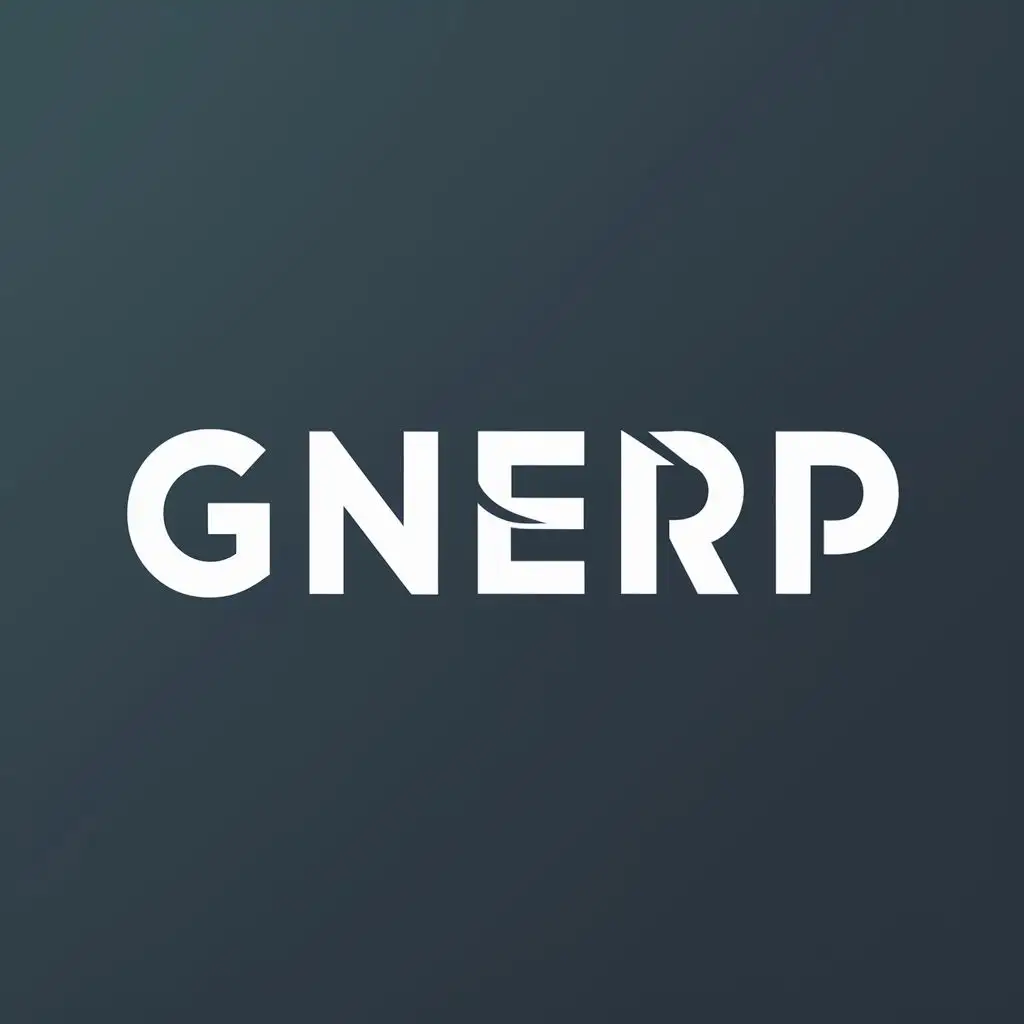 logo, Education, with the text "GNERP", typography, be used in Education industry
