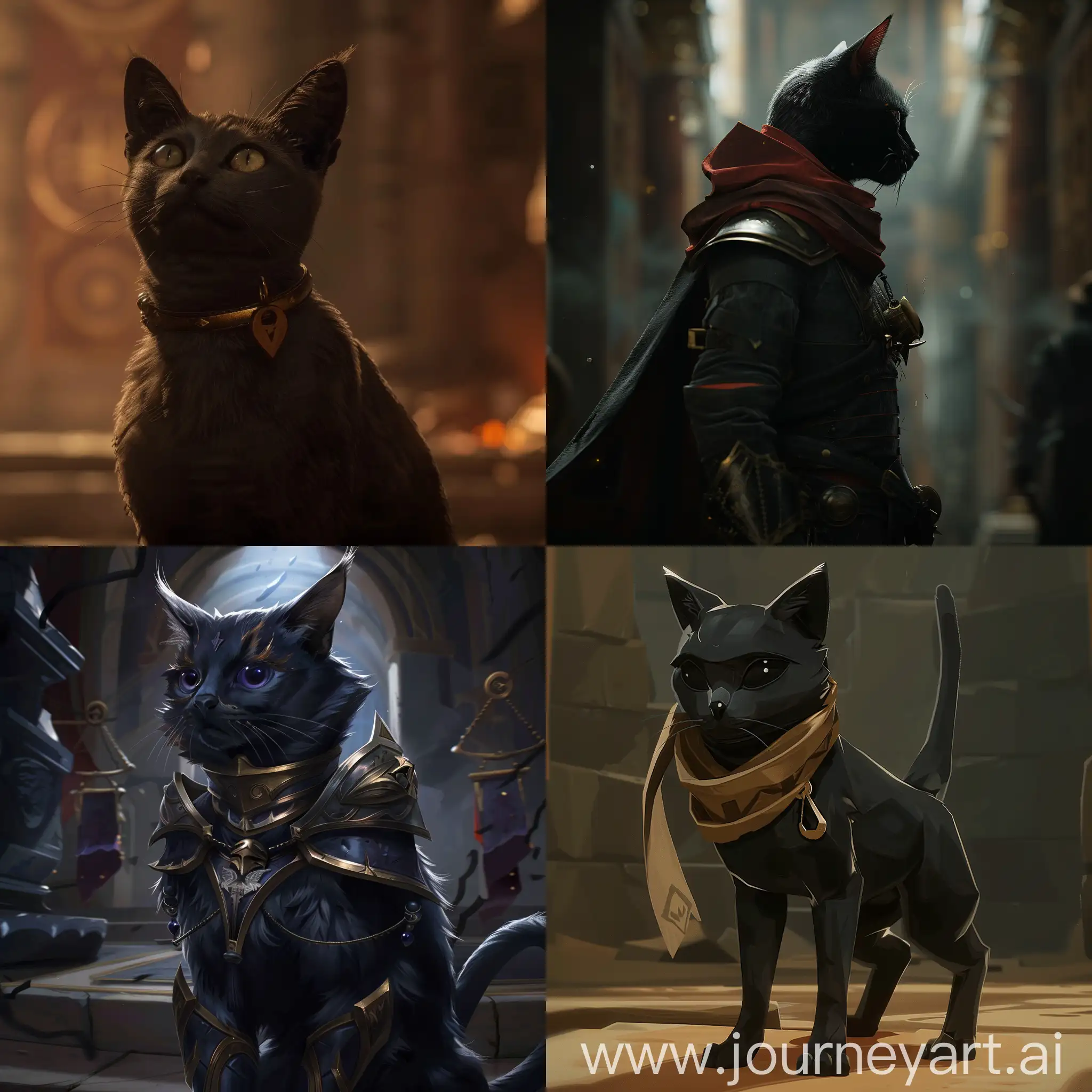 Omen from the game valorant produced by riot games as a black cat.
